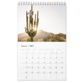 Wüste-Foto-Geschenk mit Kaktus Kalender (Jan 2027)