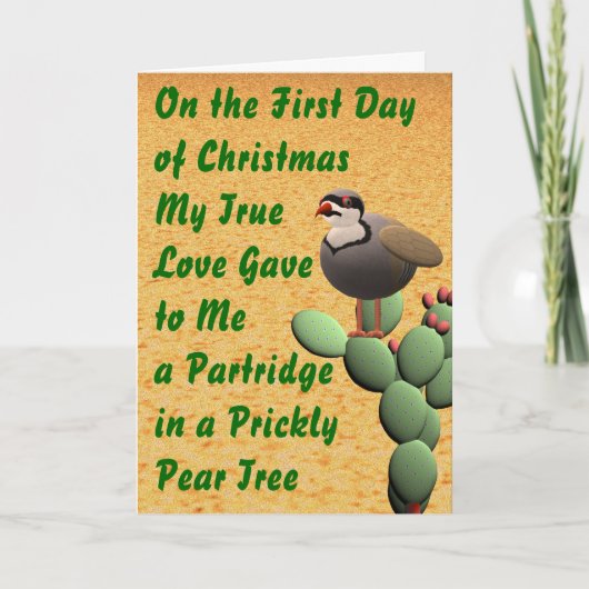 Wüste Frohe Weihnachten (Vorderseite)