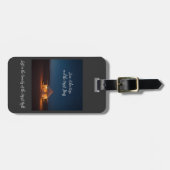 Wüste Gepäckanhänger (Vorderseite horizontal)