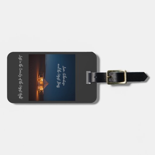 Wüste Gepäckanhänger (Vorderseite horizontal)