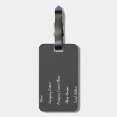 Wüste Gepäckanhänger (Rückseite vertikal)