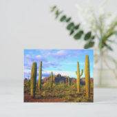Wüste im Frühling Postkarte (Stehend Vorderseite)