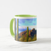 Wüste im Frühling Tasse (Vorderseite Links)