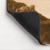 Wüste im Sepia-Mousepad Mousepad (Ecke)