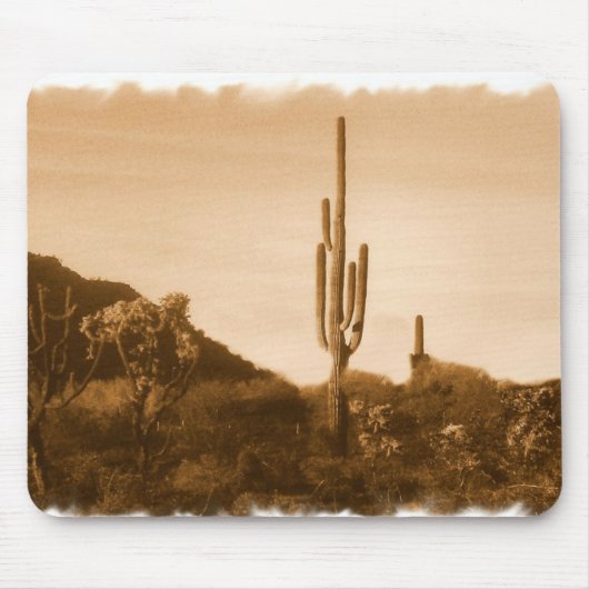 Wüste im Sepia-Mousepad Mousepad (Vorne)