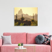 Wüste im Südwesten: Needle AZ 20x16 Leinwanddruck (Insitu (Wohnzimmer))