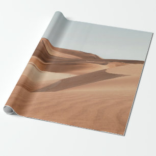WÜSTE IM TAG UNTER KLAR BLUE SKY GESCHENKPAPIER