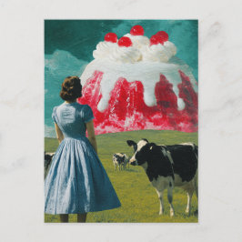 Wüste in der Milchweide Postkarte