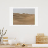 Wüste in Dubai Poster (Küche)