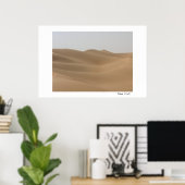 Wüste in Dubai Poster (Heimbüro)