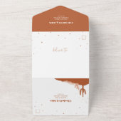 Wüste in einer Einladung zur Hochzeit und RSVP-Kar (Außenbereich)