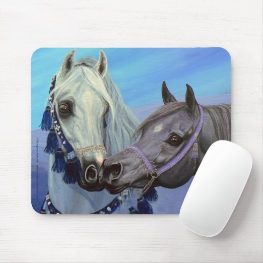 Wüste Jewels arabisches Pferdmousepad Mousepad (Mit Mouse)