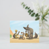 Wüste Jug Band Postkarte (Stehend Vorderseite)