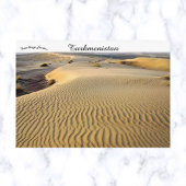 Wüste Karakum in Turkmenistan Postkarte