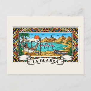 Wüste Kolumbien La Guajira Postkarte