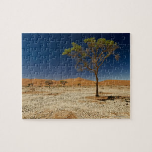Wüste Landschaft mit Baum von Namib an Puzzle