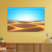 Wüste Leinwanddruck (Insitu (Wohnzimmer))