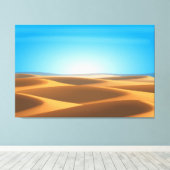Wüste Leinwanddruck (Insitu (Holzboden))