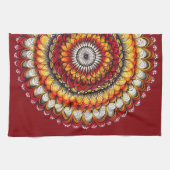 Wüste Medallion - Abstrakt Geschirrtuch (Horizontal)