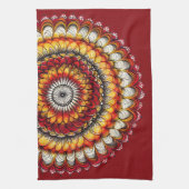 Wüste Medallion - Abstrakt Geschirrtuch (Vertikal)