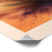 Wüste Mesa Buntes Monumental Butte Poster (Ecke)