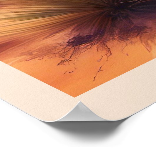 Wüste Mesa Buntes Monumental Butte Poster (Ecke)