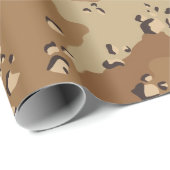 Wüste Military Camouflage Pattern Geschenkpapier (Rolleneckpunkt)