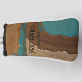 Wüste Mirage Earthy Dunes Oasis Magic Text Golf Headcover (Vorderseite)