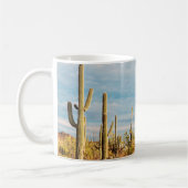 Wüste mit Saguaro cacti Kaffeetasse (Links)