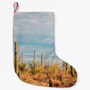 Wüste mit Saguaro cacti Kleiner Weihnachtsstrumpf