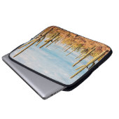 Wüste mit Saguaro cacti Laptopschutzhülle (Vorne Knopf)