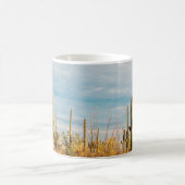 Wüste mit Saguaro-Kakteen Kaffeetasse (Mittel)