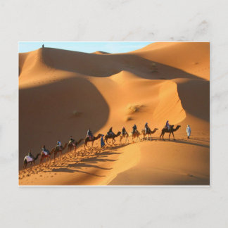 Wüste-Morocco-sahara Postkarte