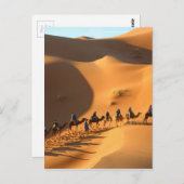 Wüste-Morocco-sahara Postkarte (Vorne/Hinten)