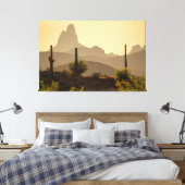Wüste Mountain Weaver's Needle Arizona USA 60x40 Leinwanddruck (Insitu (Schlafzimmer))