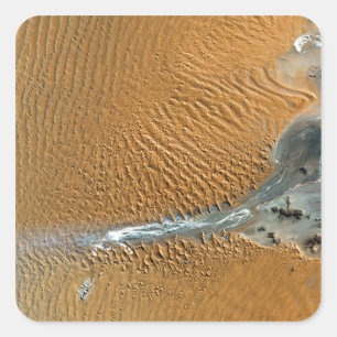 Wüste Namib, Namibia Quadratischer Aufkleber