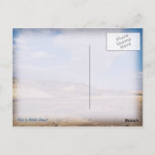 Wüste Negev, Israel Postkarte (Rückseite)