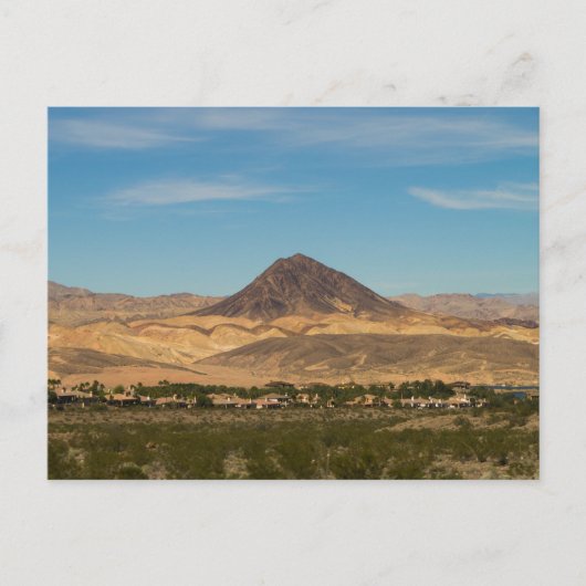 Wüste Nevada Feiertagspostkarte (Vorderseite)