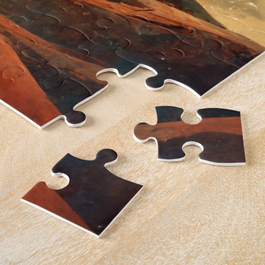 Wüste Night Fantasy Landscape Sci-Fi Puzzle (Seite)