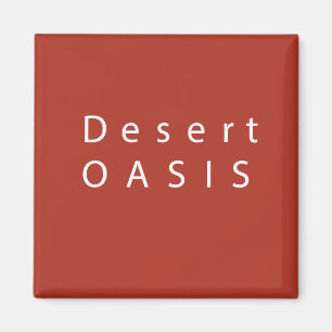 Wüste OASE Magnet