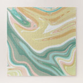 Wüste Oasis Akrylic Pour Puzzle (Horizontal)