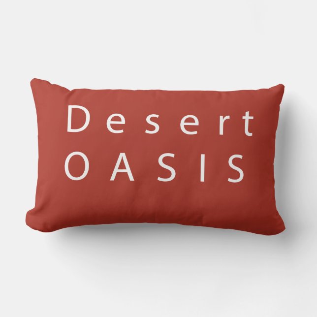 Wüste OASIS Pillow Lendenkissen (Vorderseite)