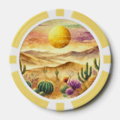 Wüste Pokerchips (Vorderseite)