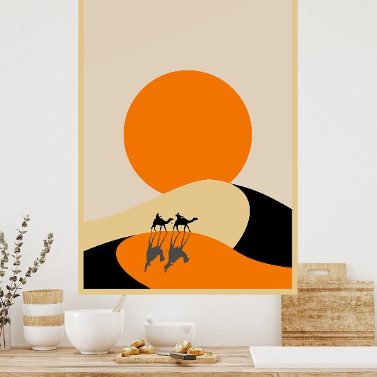 Wüste Poster (Küche)