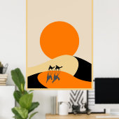 Wüste Poster (Heimbüro)