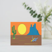 Wüste Postkarte (Stehend Vorderseite)