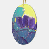 Wüste Prickly Birne mit Obst Keramikornament (Links)