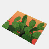 Wüste Prickly Birne Sunset Door Mat Fußmatte (Schrägansicht)