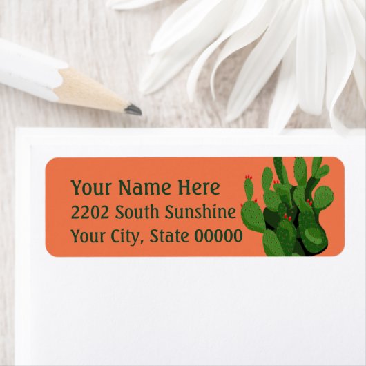 Wüste Prickly Pear Arizona Rücksendeadresse (Insitu)