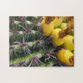 Wüste Prickly Pear Cactus Blooming Blume Puzzle (Horizontal)